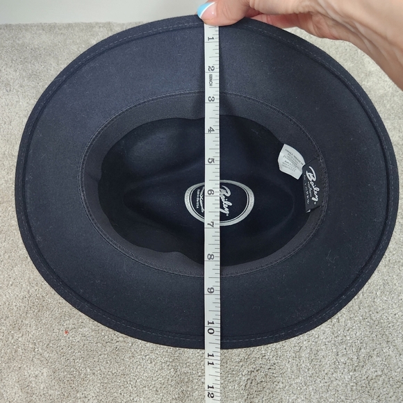 Classic Black Women's Fedora Hat - Picture 8 of 11